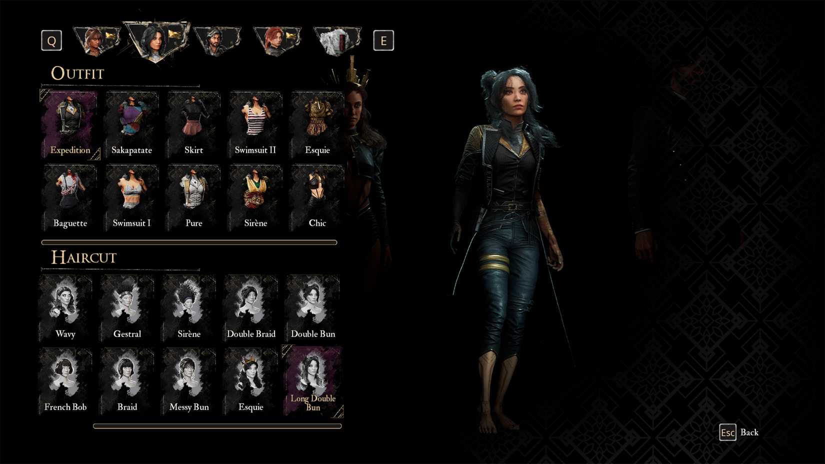 Haircut Long Double Bun untuk Lune di Clair Obscur Expedition 33