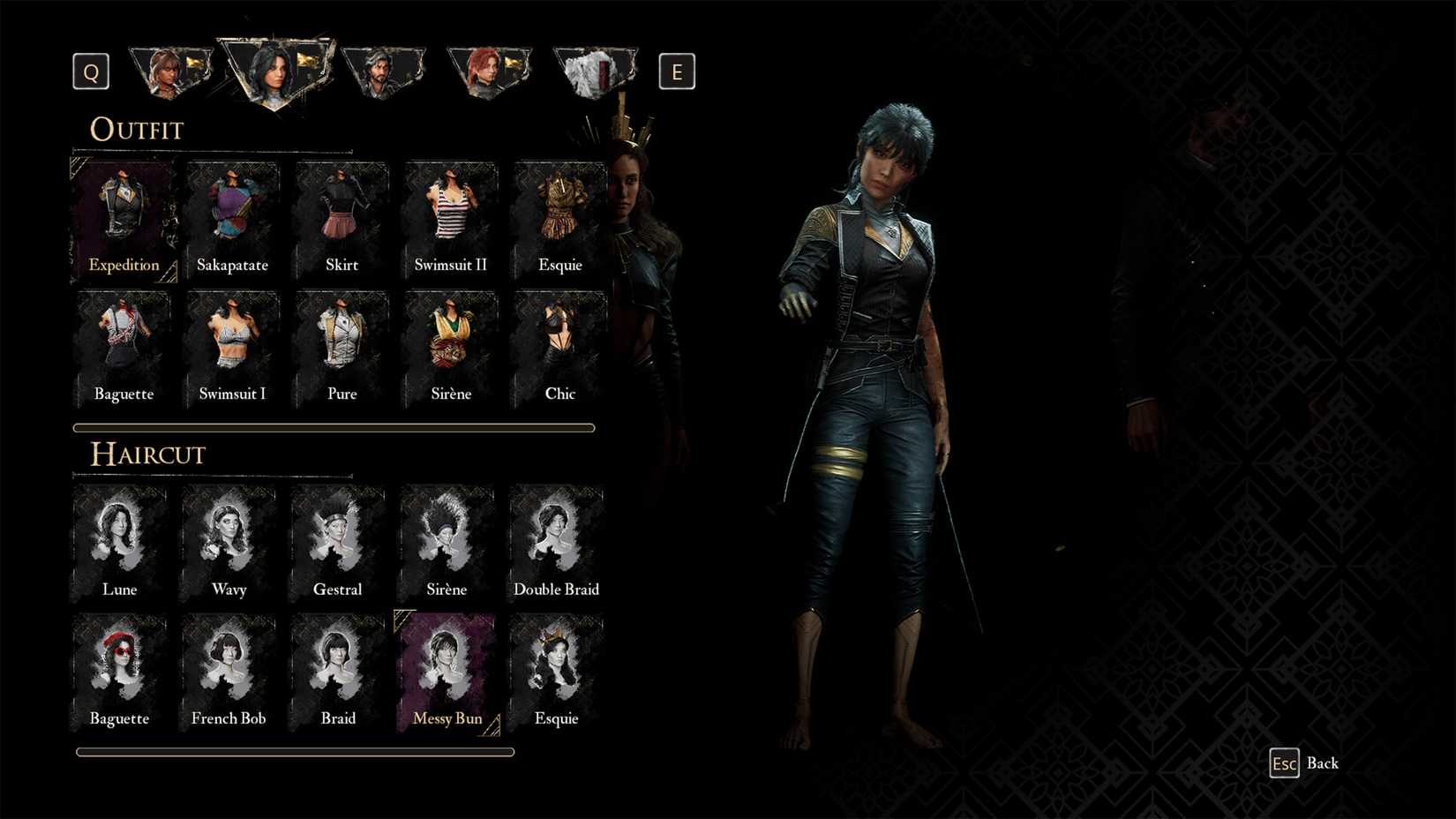 Haircut Messy Bun untuk Lune di Clair Obscur Expedition 33