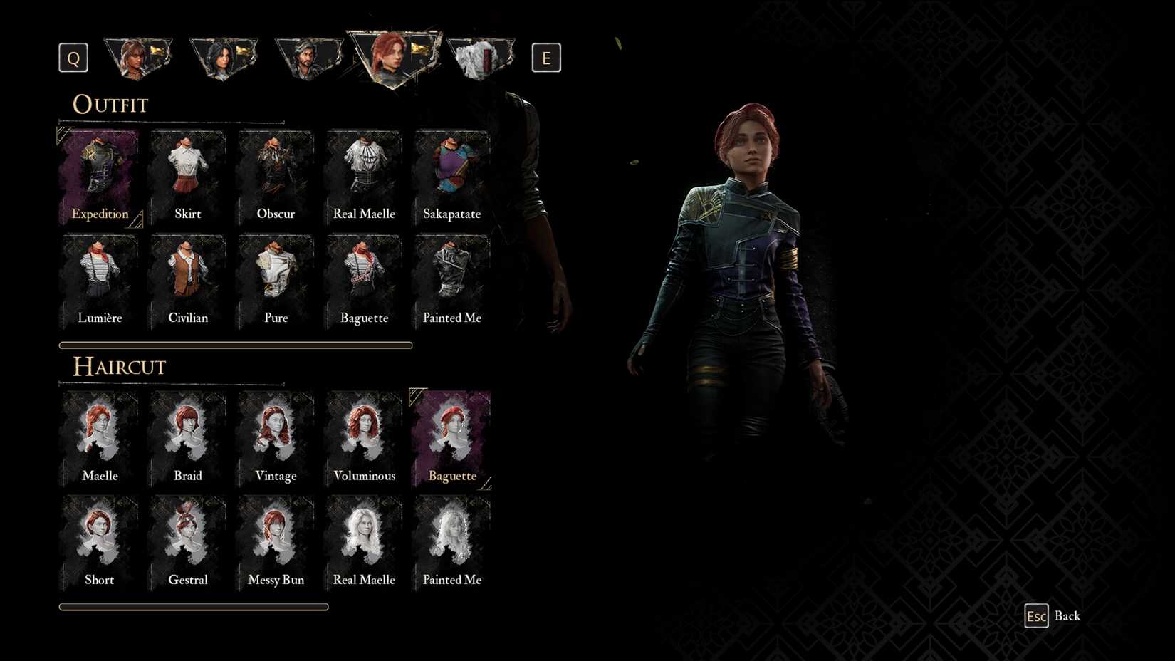 Haircut Baguette untuk Maelle di Clair Obscur Expedition 33