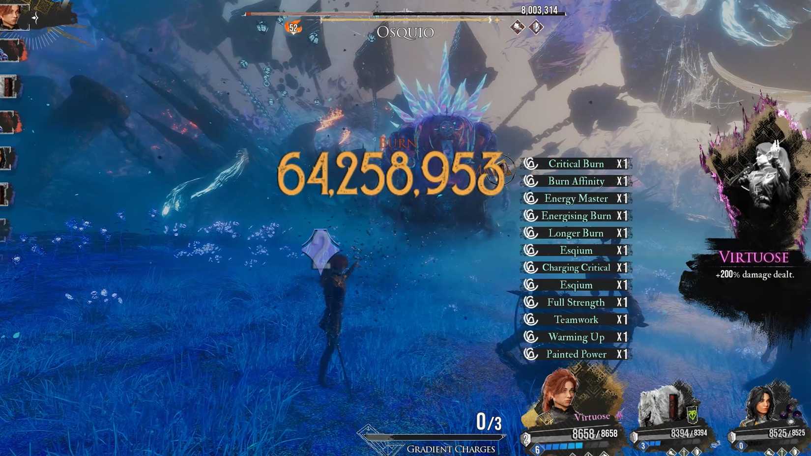 Maelle one shotting enemies in Clair Obscur Expedition 33