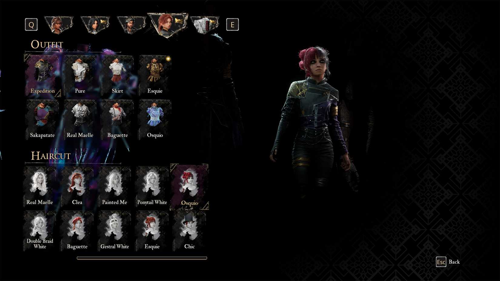 Haircut Osquio untuk Maelle di Clair Obscur Expedition 33