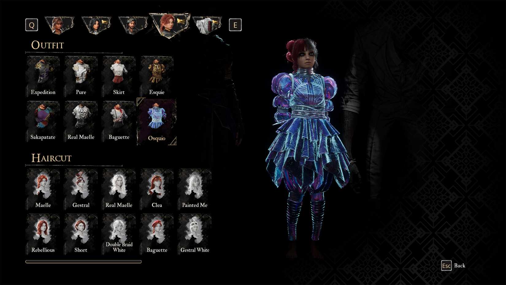 Outfit Osquio untuk Maelle di Clair Obscur Expedition 33