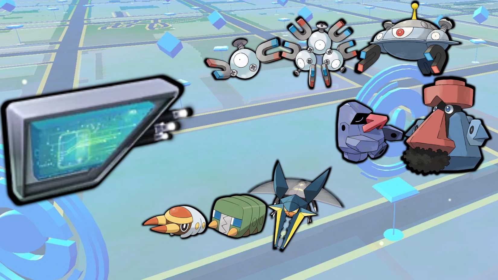 Magnetic Lure Module Pokemon GO Evolutions Nosepass Probopass Charjabug Vikabolt Magneton Magnezone