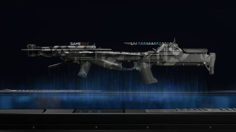 Mainframe Camo Preview on the NX Ravager - Black Ops 7