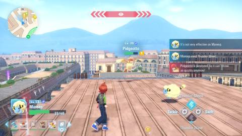 Mareep vs Pidgeotto in Pokemon Legends Z-A (2025)