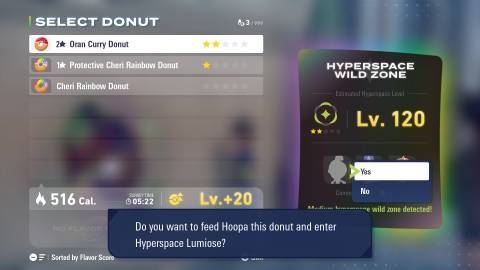 Mega Dimension DLC Pokemon Legends Z-A Level 120 Donut