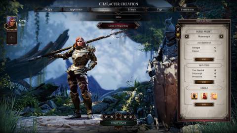 Metamorph Vessel Of Darkness build for lohse in divinity original sin 2 dos2
