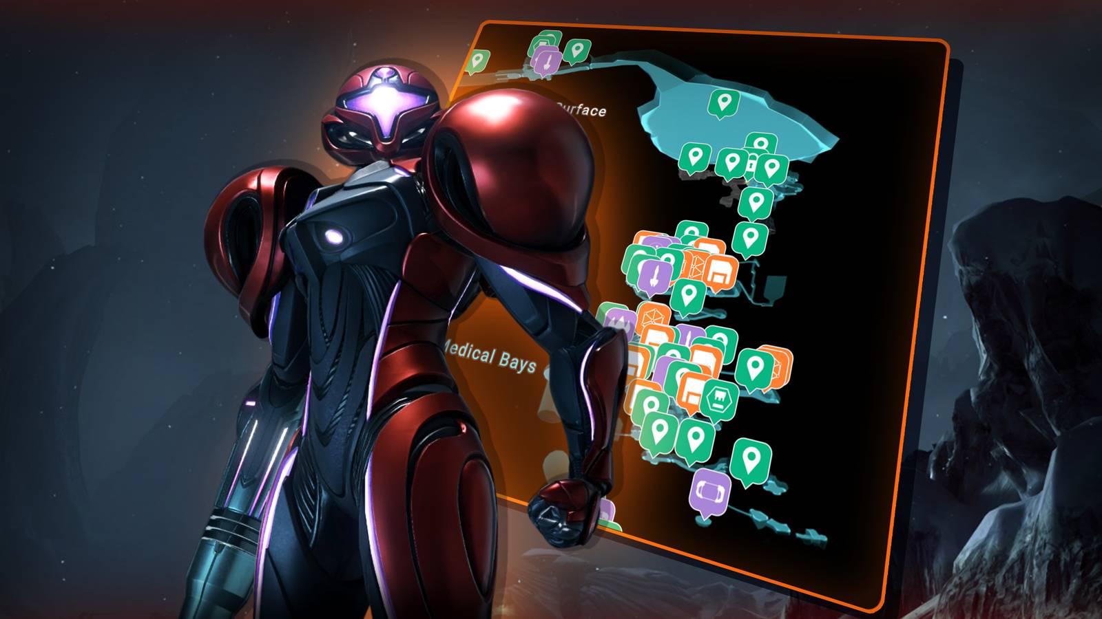 Metroid Prime 4 Ice Belt Map Feature