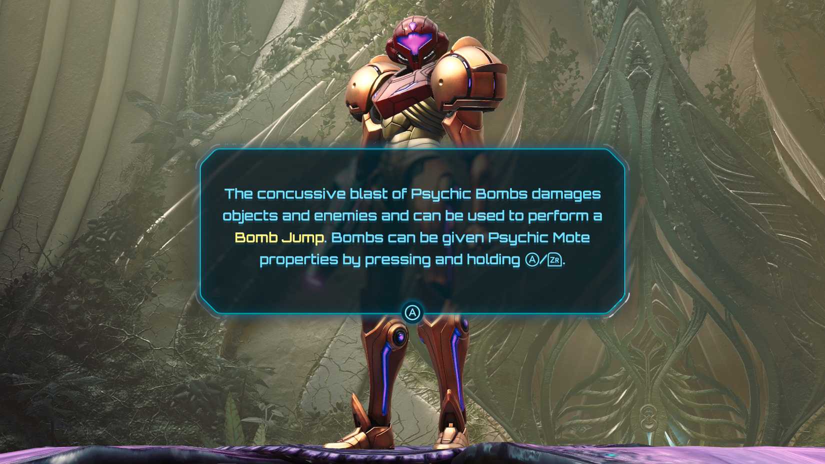 habilidade de bomba psíquica metroid prime morph ball