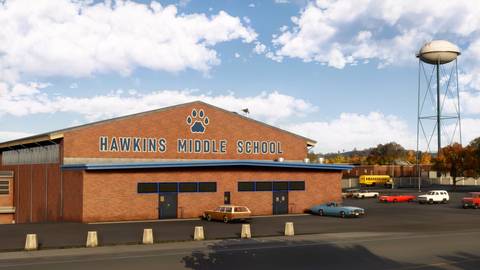 Microsoft Flight Simulator Hawkins Middle School