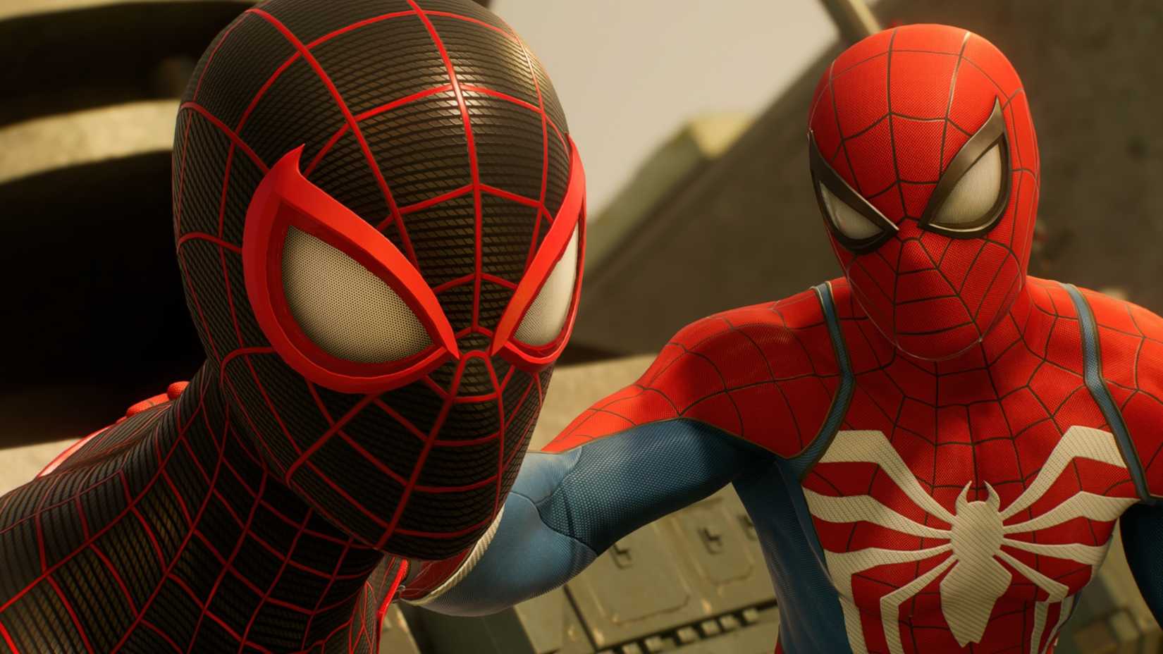 Miles and Peter in Marvels Spider-Man 2 (2023)