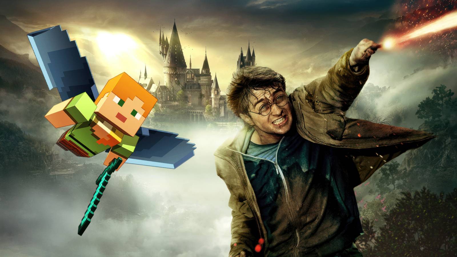 minecraft hogwarts castle harry potter