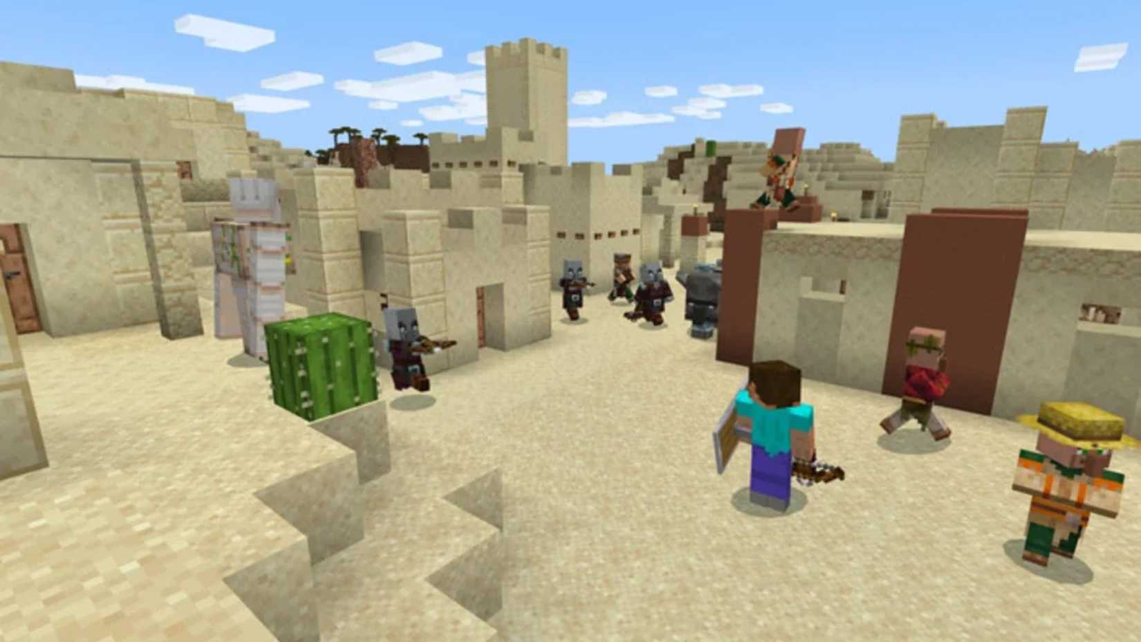 Minecraft In A Desert Area (1)