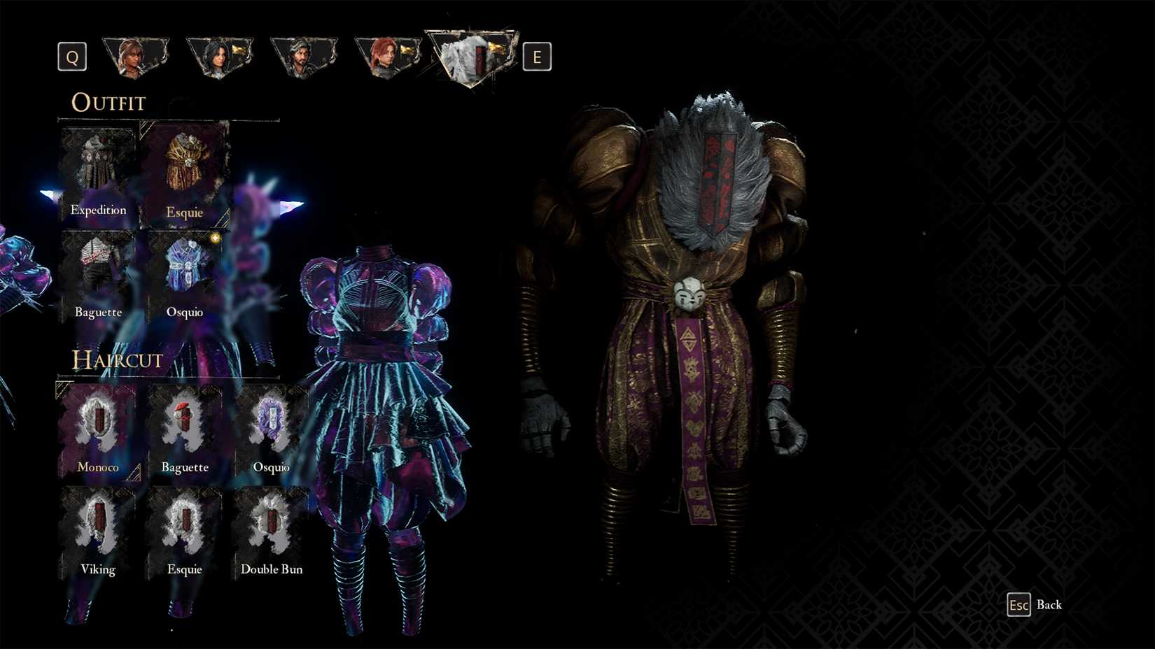 Outfit Esquie untuk Monoco di Clair Obscur Expedition 33