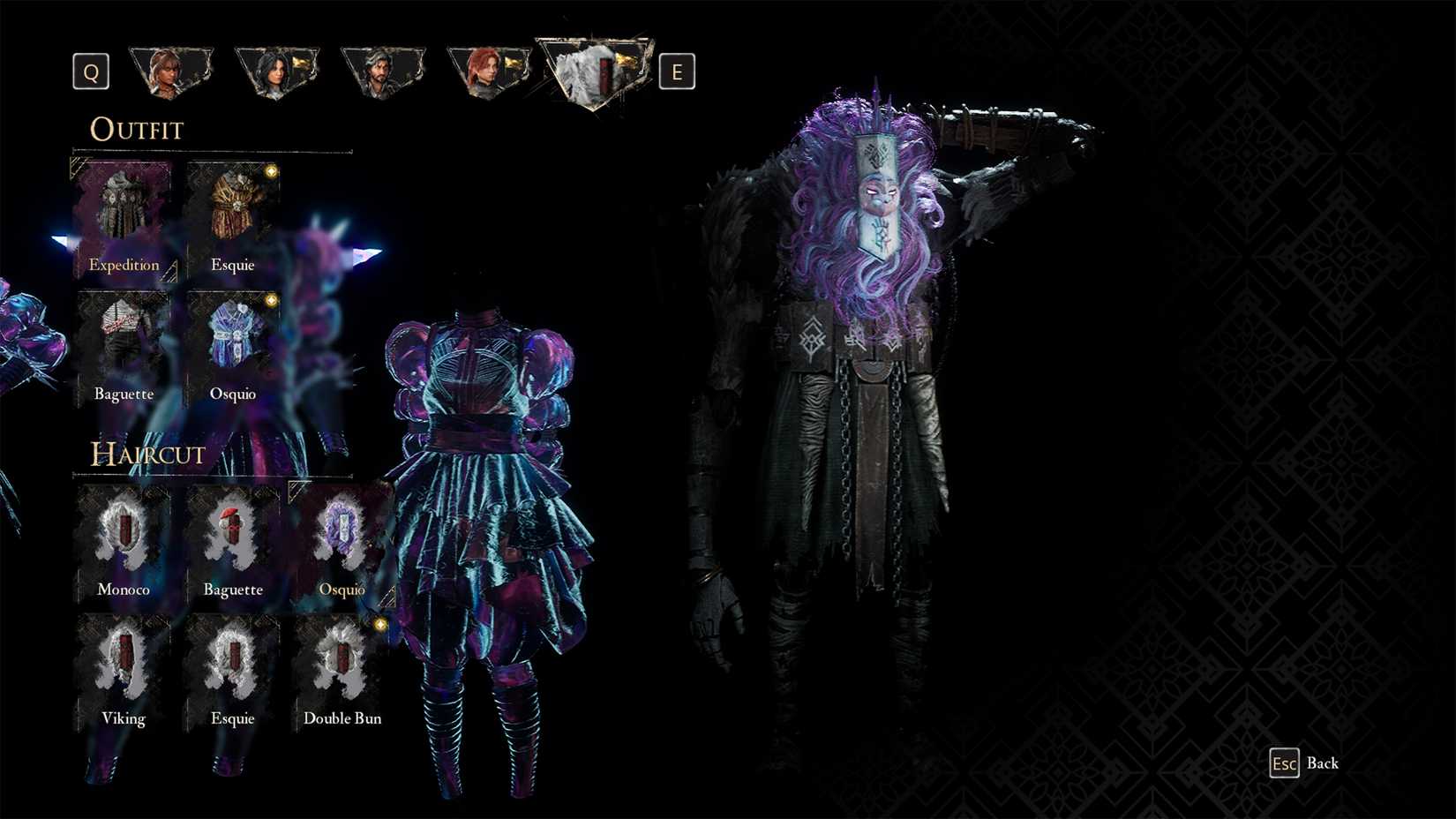 Haircut Osquio untuk Monoco di Clair Obscur Expedition 33