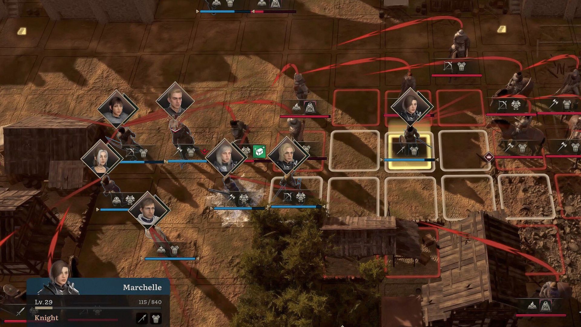 Moving on a grid in Lost Eidolons