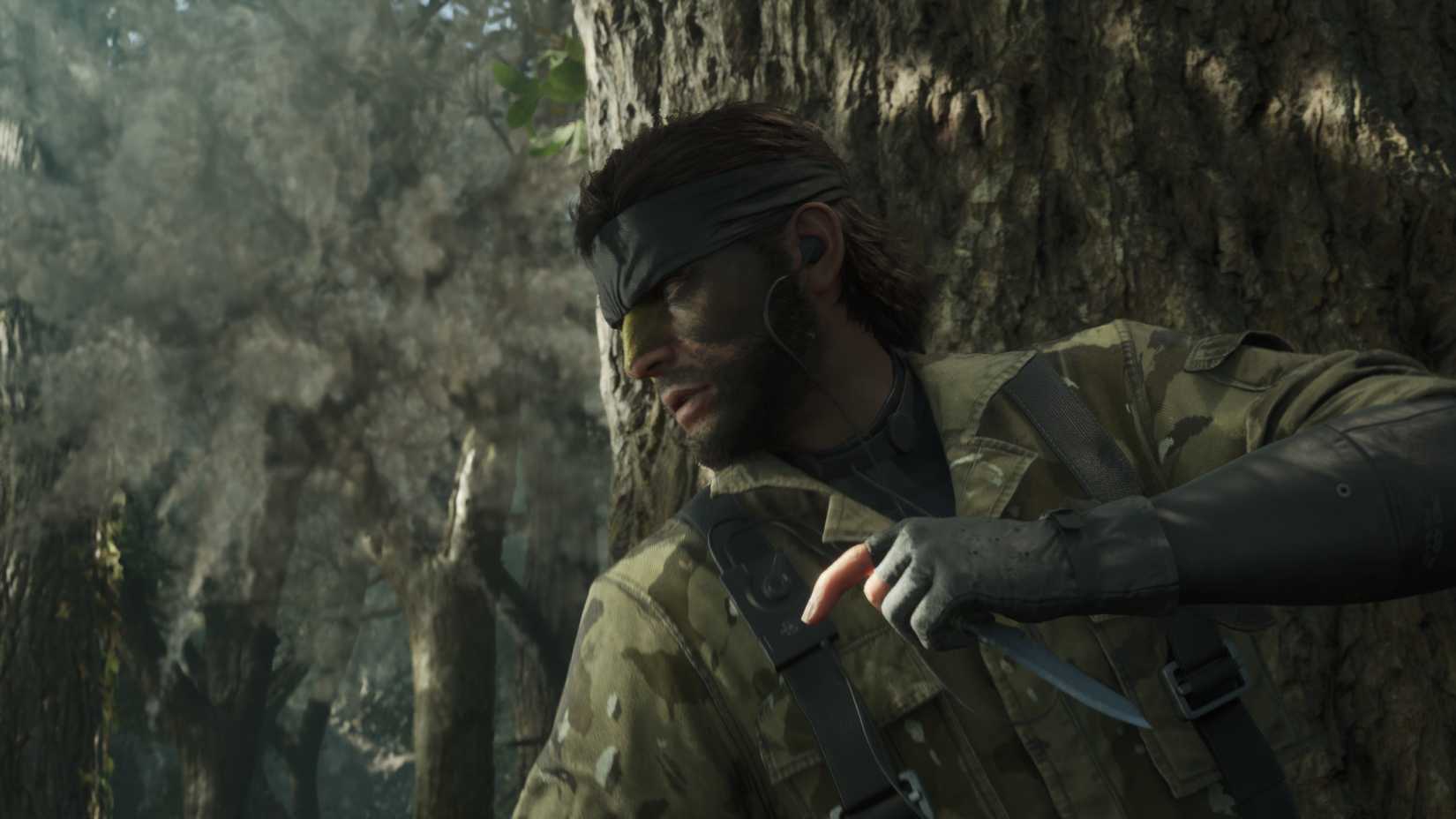 Naked Snake dressed in camo in Metal Gear Solid Delta Snake Eater