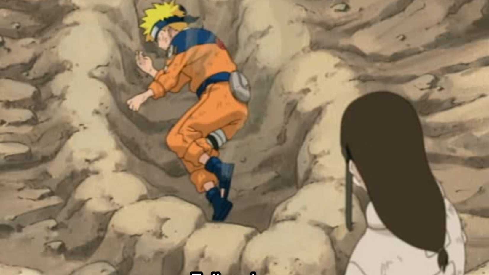 naruto episode 62 naruto seemingly knocked out and Neji watching