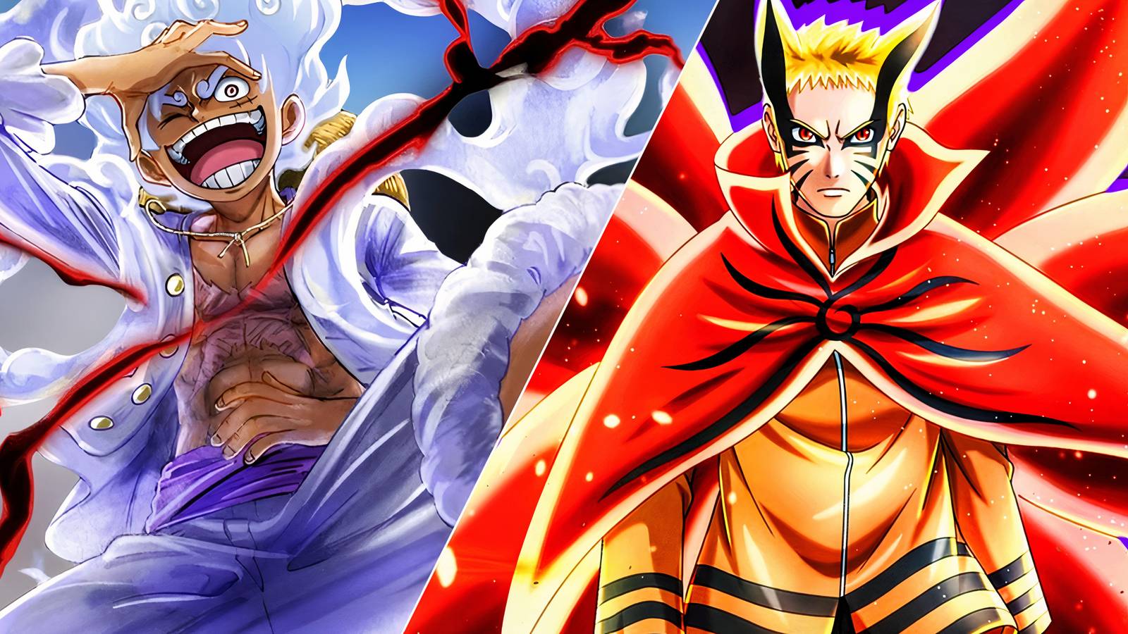 Naruto Vs Luffy One Piece Rivals