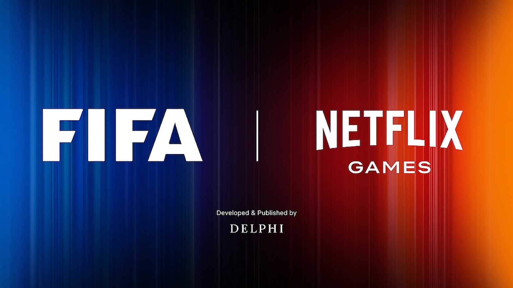 Netflix Games and Delphi Interactive FIFA Game announcement key art