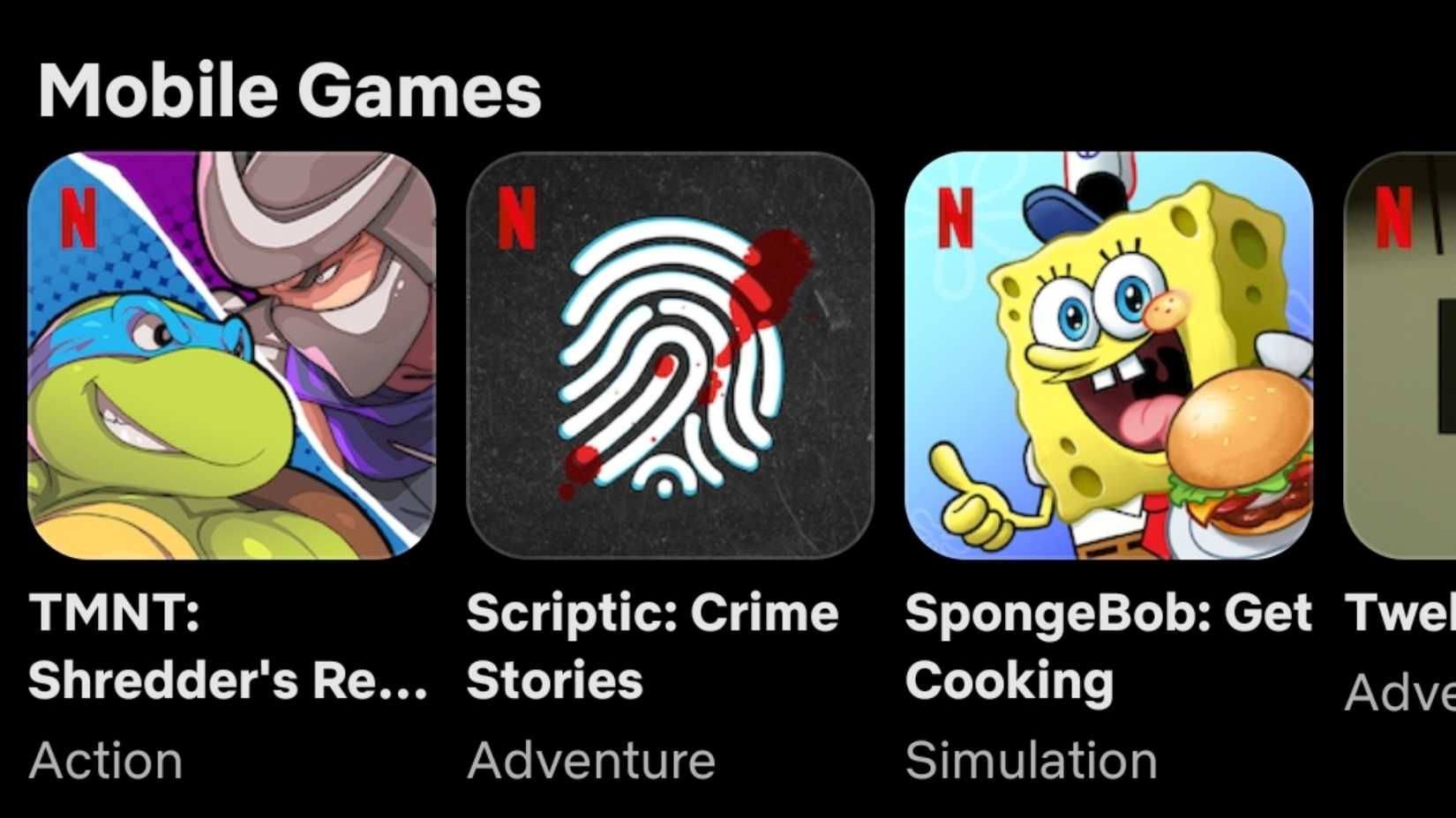 Netflix currently has a reputation for mobile games and not much else.