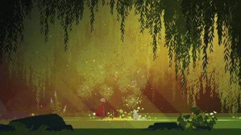 Neva Character In Forest Clearing 