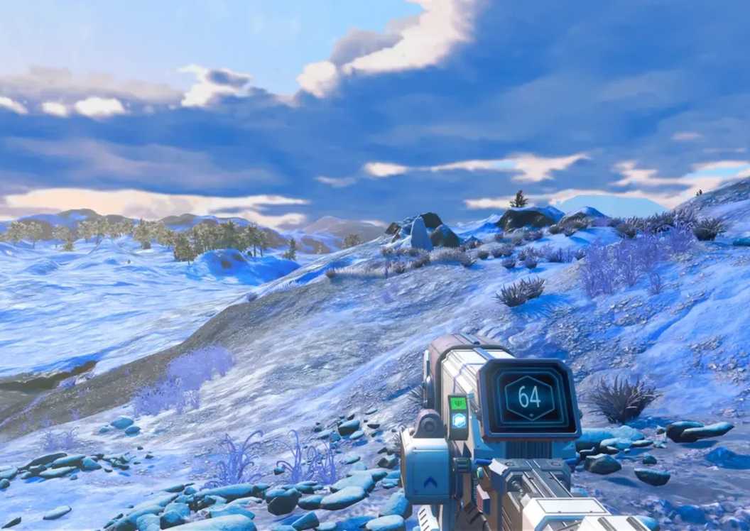 No Man's Sky On Icy Planet (1)