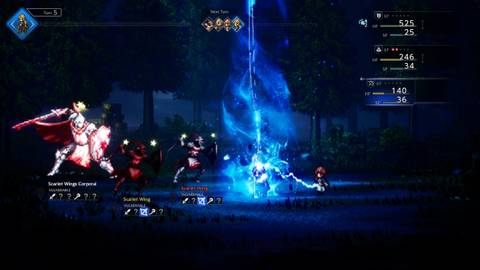 Octopath Traveler 0 Break Mechanic interrupts special attacks from bosses