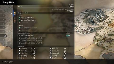 Octopath Traveler 0 Tweaking Skills Before Battle