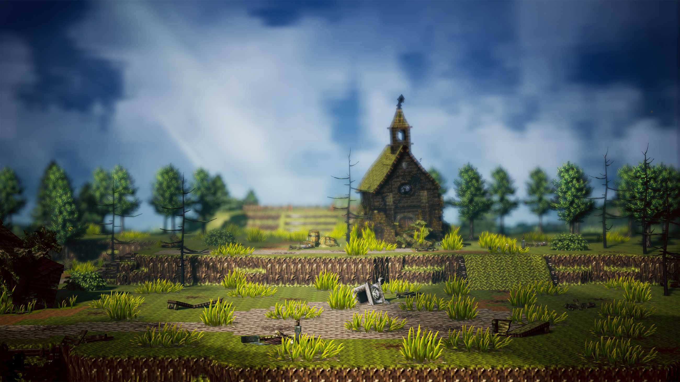 Octopath Traveler 0 Ruined Wishvale