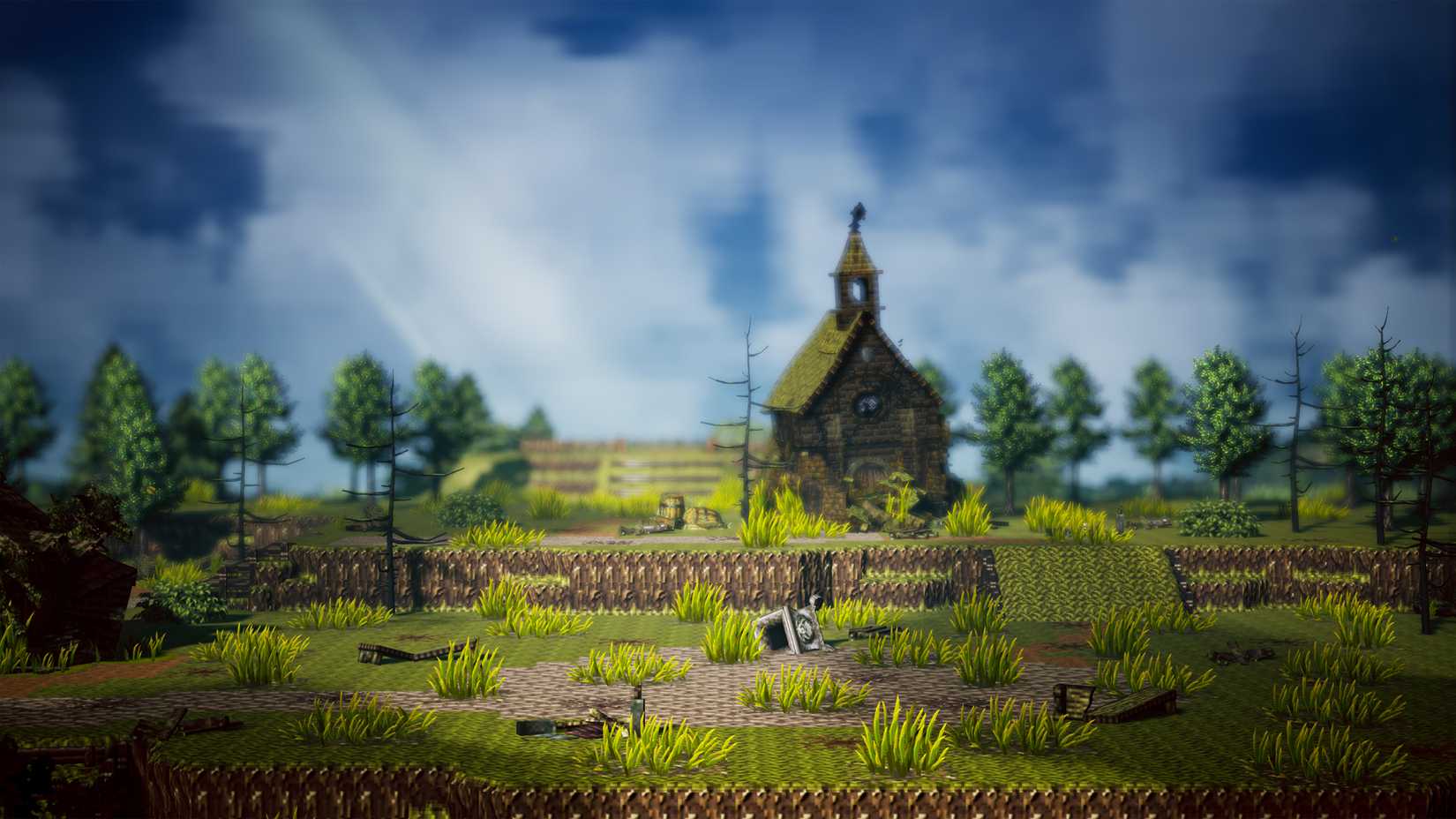 Octopath Traveler 0 Ruined Wishvale