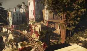 Overlooking the city in Dishonored 2