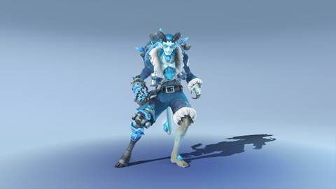 overwatch 2 winter wonderland 2025 frozen demon junkrat