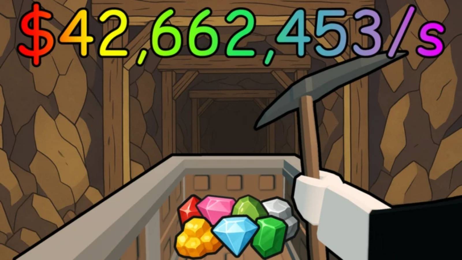 Own a Mineshaft pickaxe