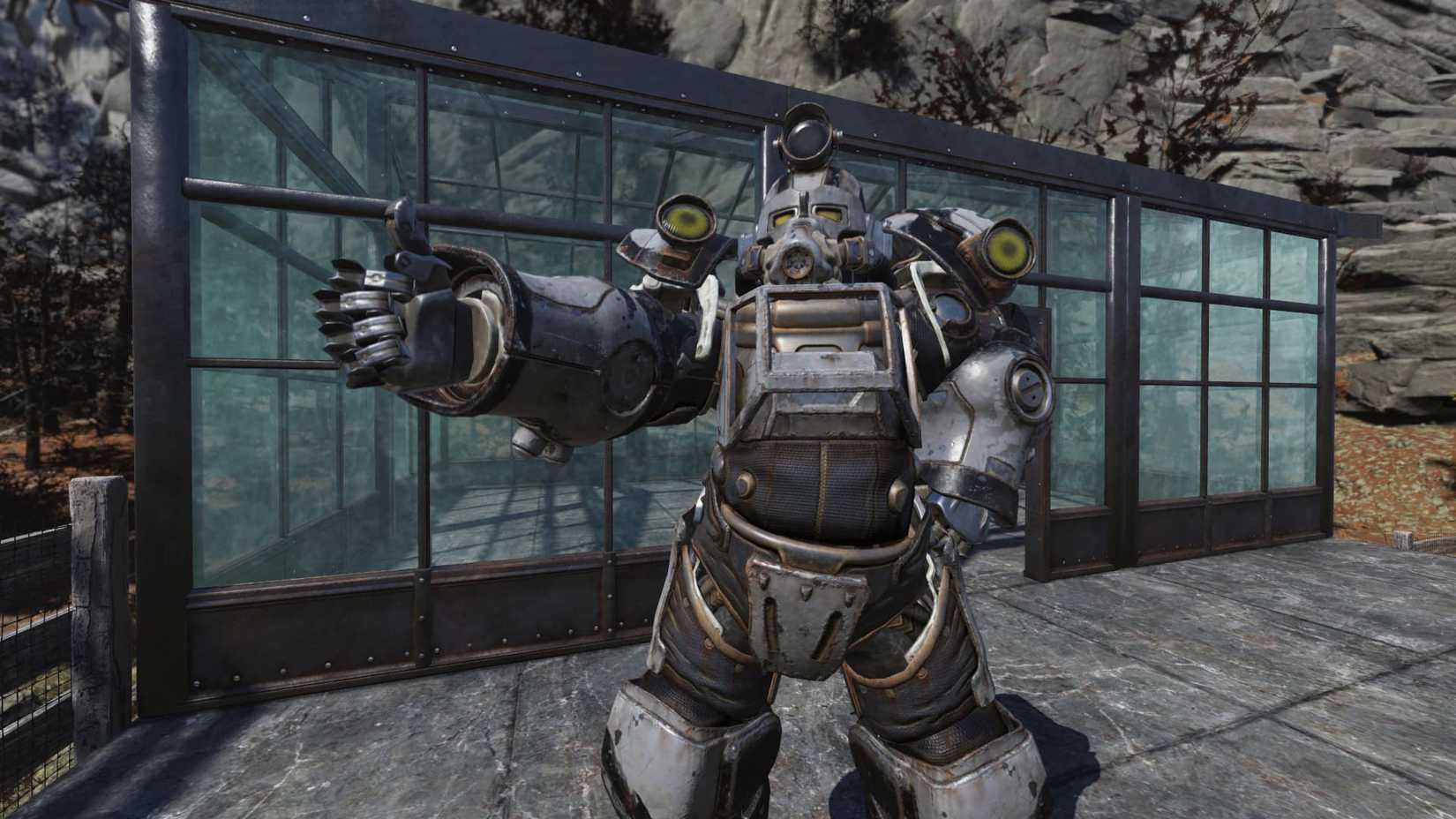 Fallout 76 Excavator Armor Thumbs up