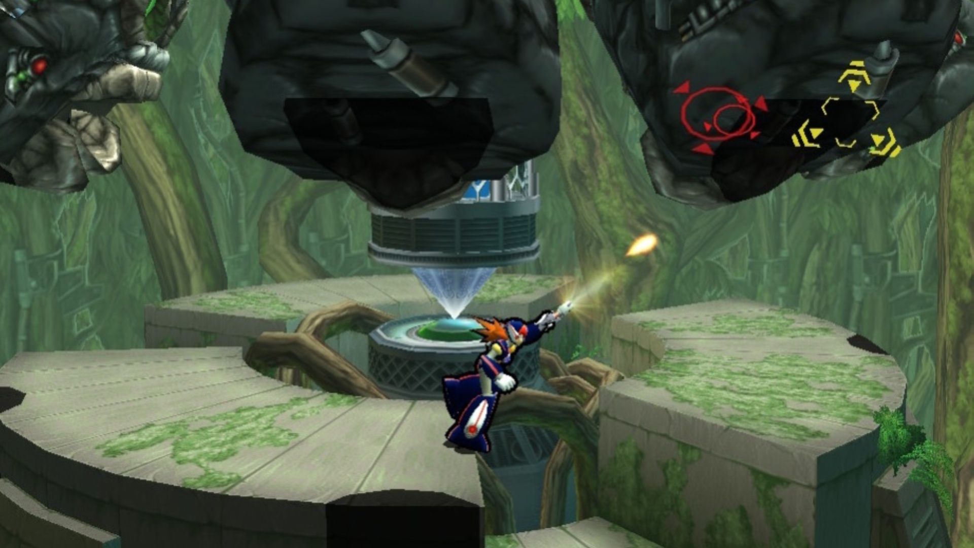 Playing a level as Axl in Mega Man X7