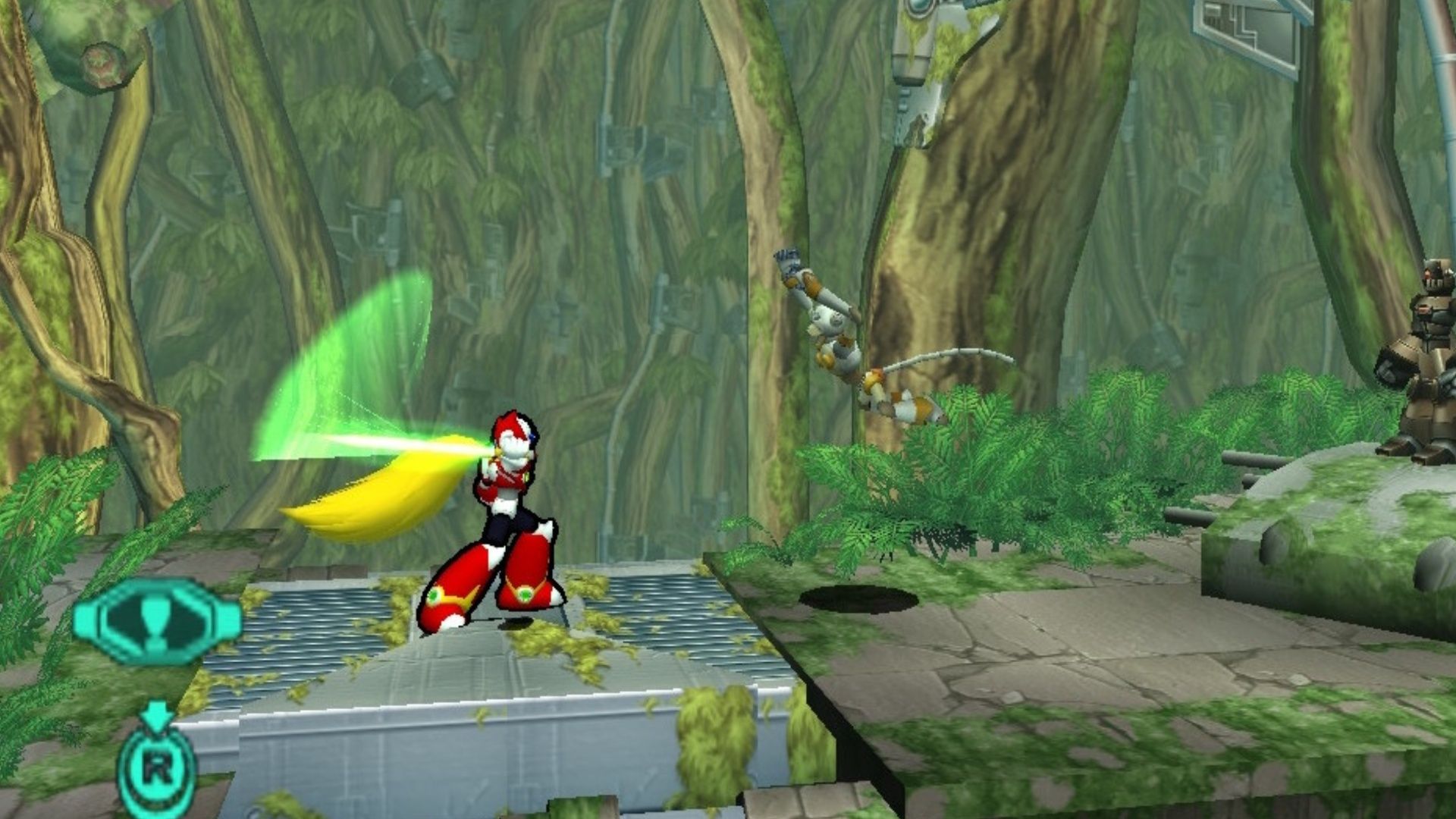 Playing a level as Zero in Mega Man X7