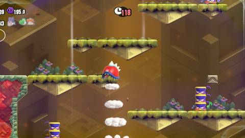 Playing through The Midway Trial Hop To It in Super Mario Bros Wonder (2023)