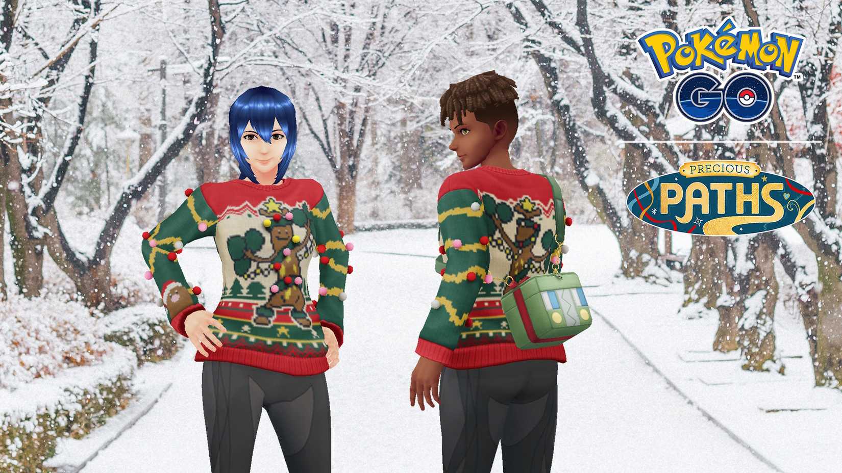 Itens de Avatar de Férias de Inverno do Pokémon Go