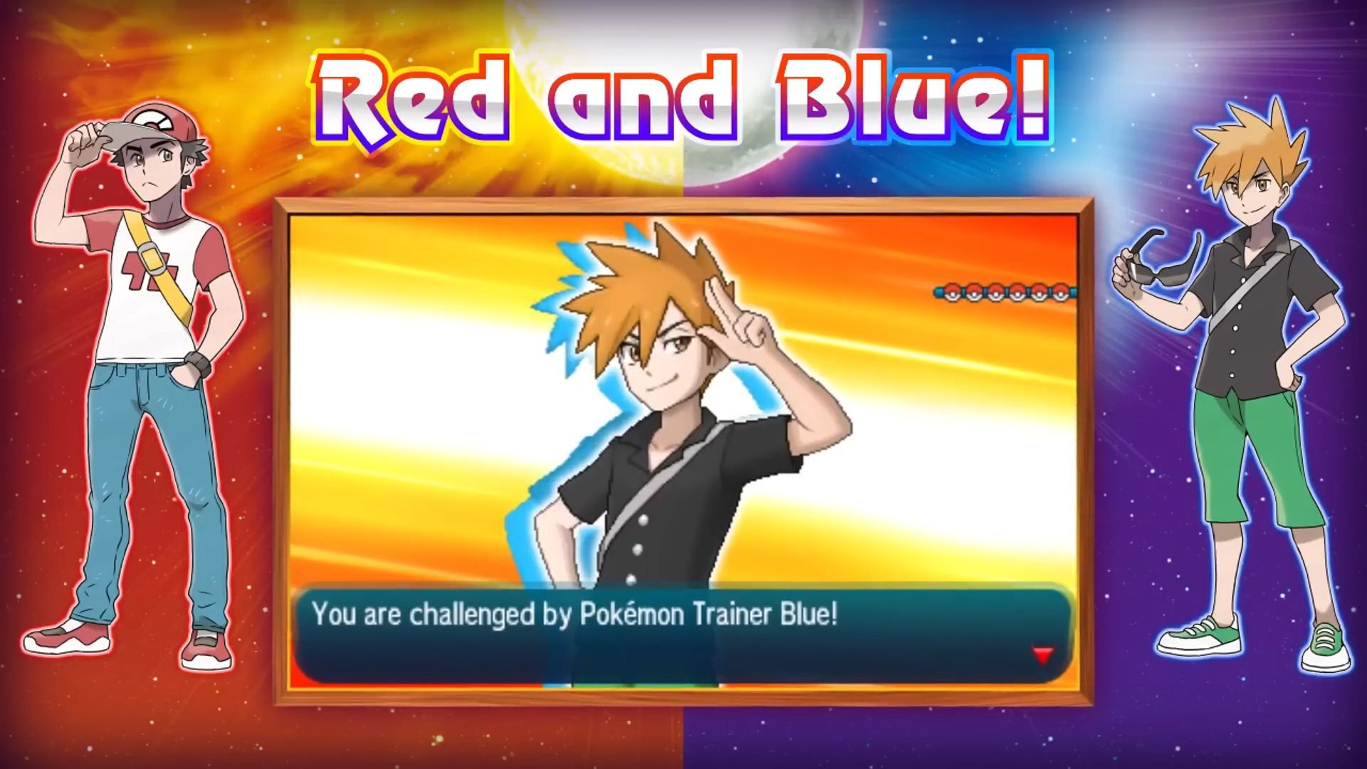 Pokemon Sun and Moon - Red and Blue in an official trailer-1