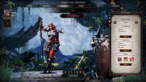 Protective Knight build for lohse in divinity original sin 2 dos2