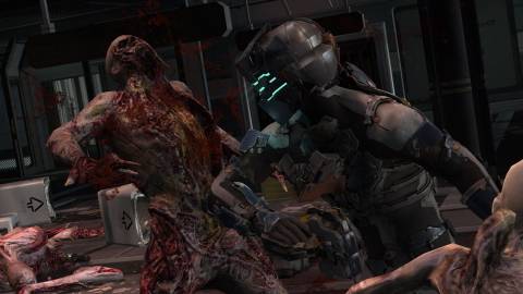 Punching Necromorphs in Dead Space 2 (2011)