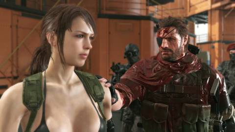 Quiet and Snake in Metal Gear Solid 5 The Phantom Pain