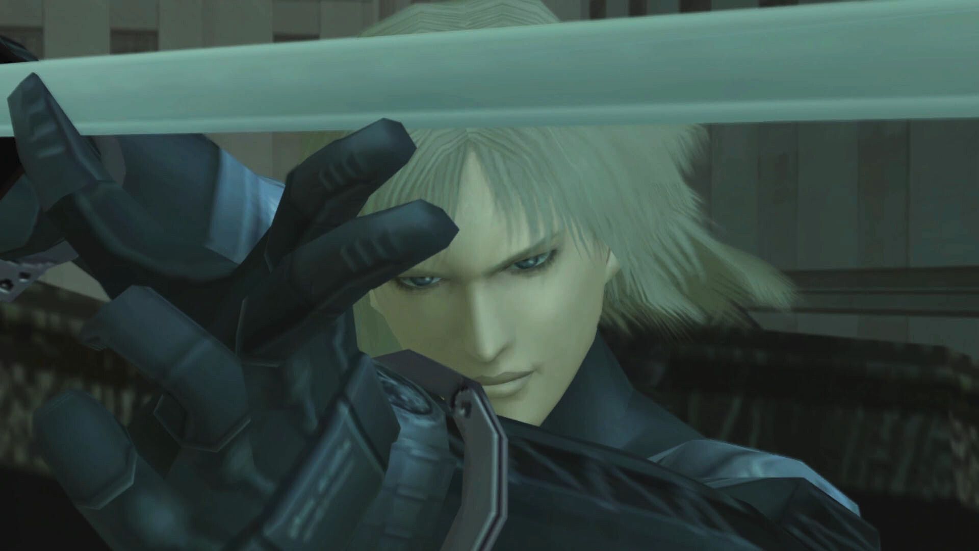 Raiden in Metal Gear Solid 2 Sons of Liberty