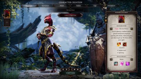 Red Prince in divinity original sin 2 dos2