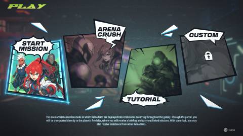 Reloadian mission or arena crush