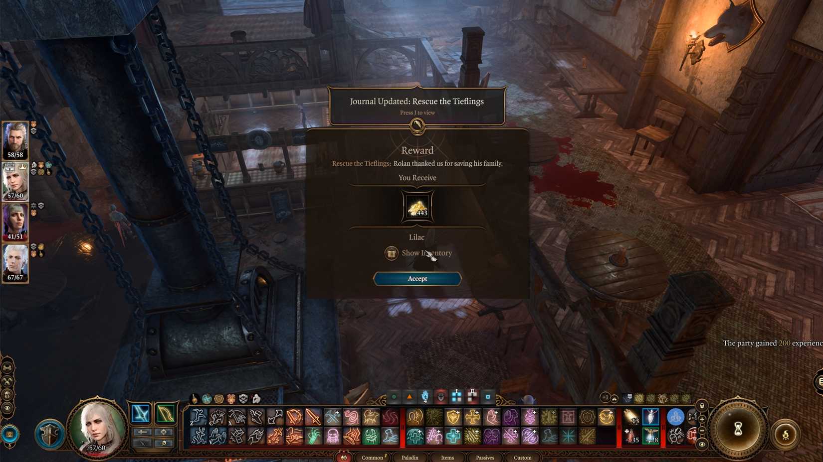 rewards for rescuing prisoners 1 in bg3