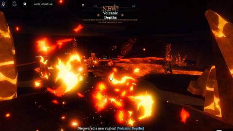 roblox the forge player discovered the volcanic depths location