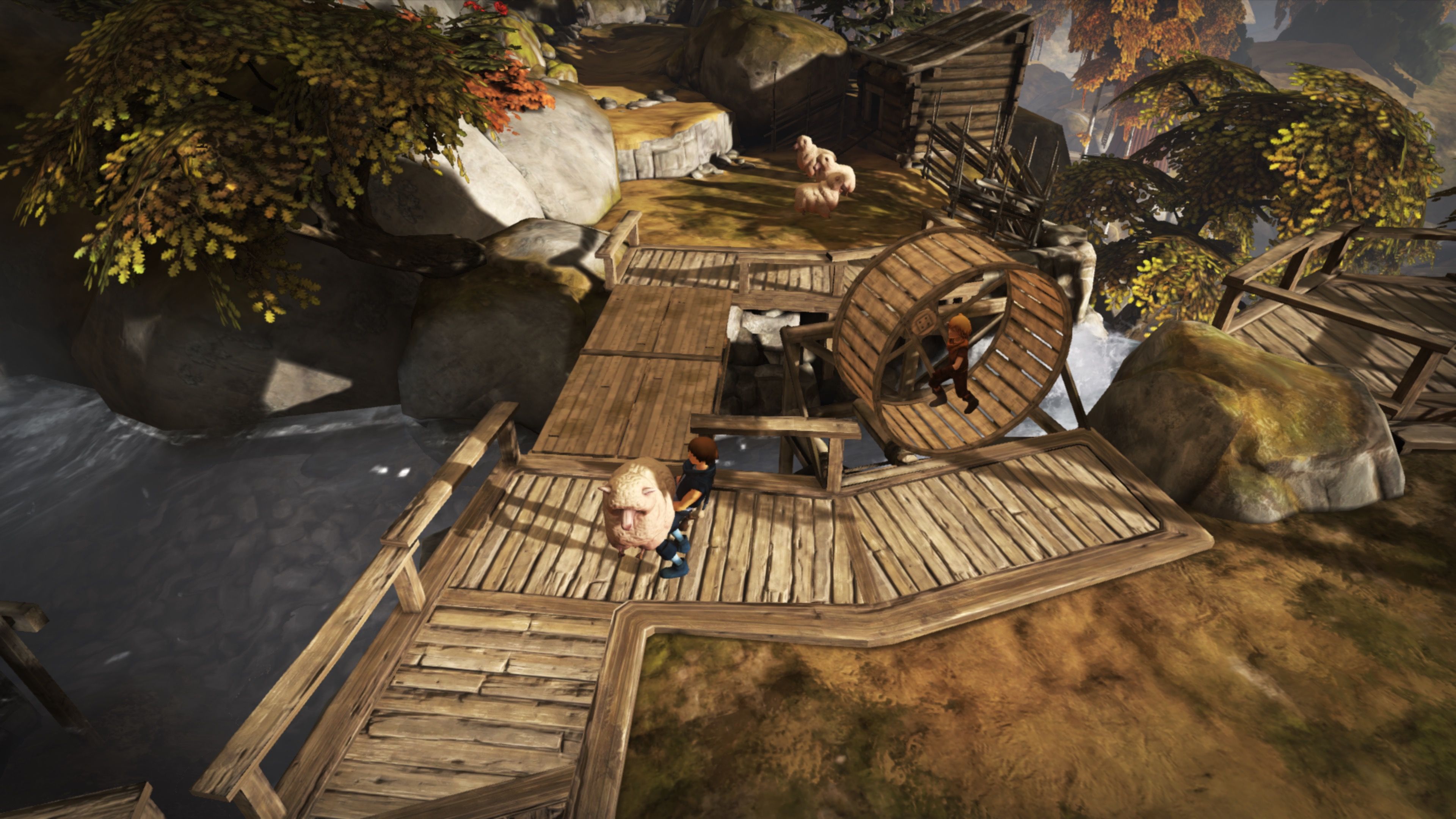 Rolling in a wheel in Brothers A Tale of Two Sons