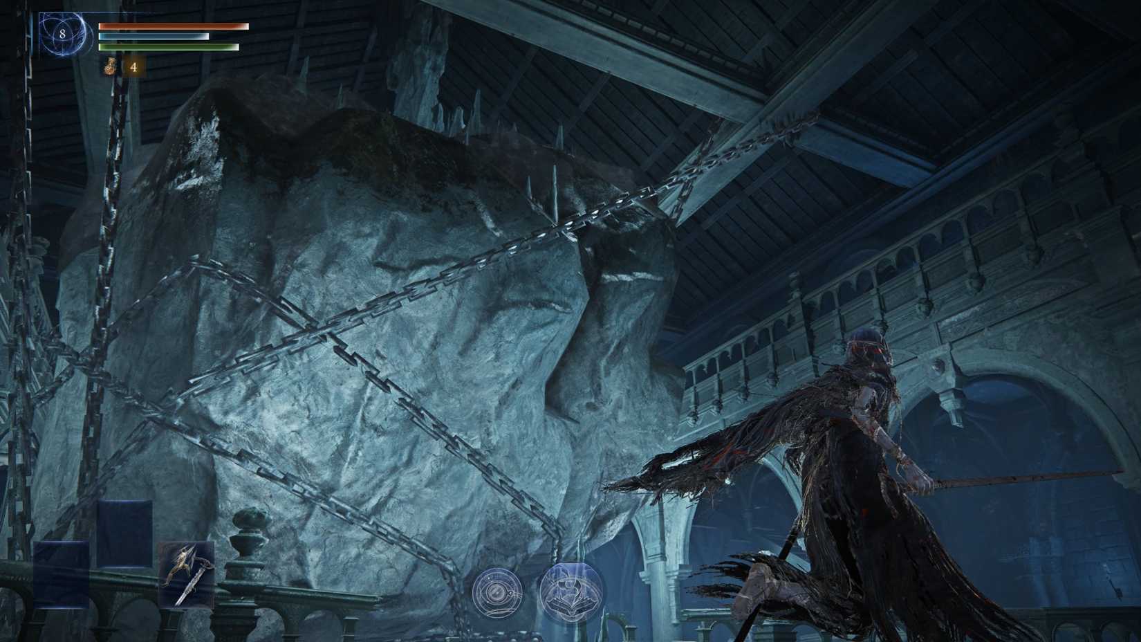 Room with Chained Boulder Scholar Remembrance Chapter 5 Nightreign